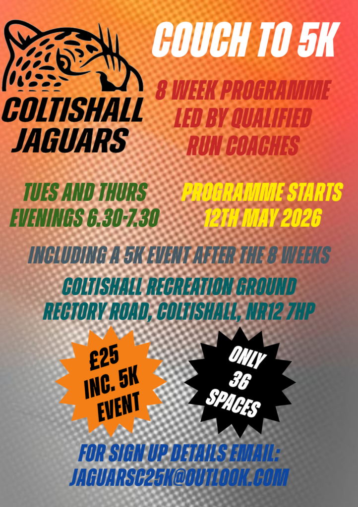 FLyer promoting the couch to 5k course